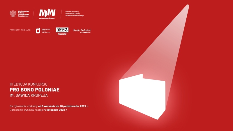 III edycja konkursu Pro bono Poloniae im. Dawida Krupeja
