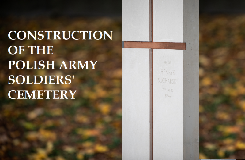 Construction of the Polish Army Soldiers' Cemetery