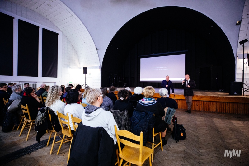 Pokaz filmu "Bez prawa do życia" w Nowej Synagodze