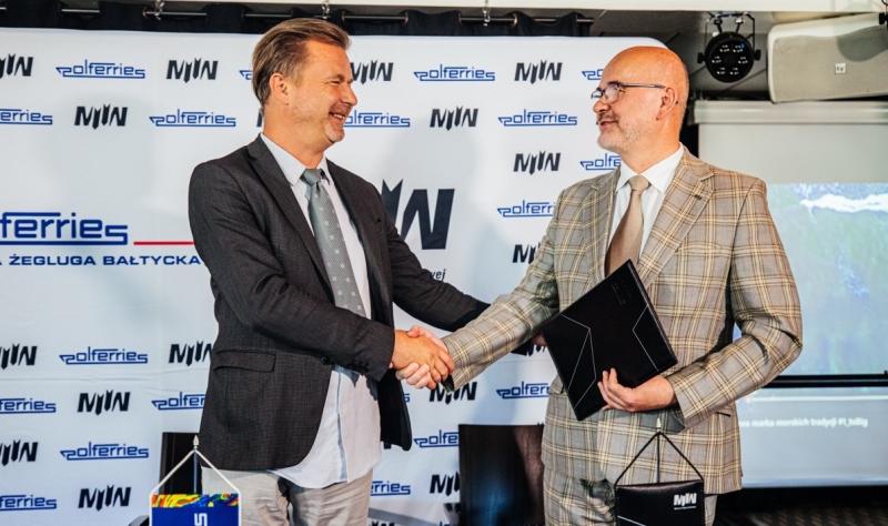 SIGNING OF AGREEMENT ON PARTNERSHIP WITH POLFERRIES POLSKA ŻEGLUGA BAŁTYCKA S.A.