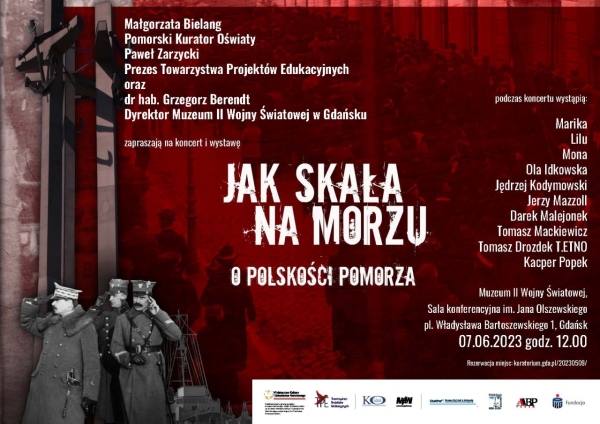 Koncert i wystawa "Jak skała na morzu. O Polskości Pomorza"