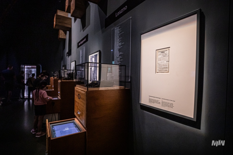 "Sonderfahndungsbuch Polen. The Special Book of the Wanted in Poland" - Exhibition Fragment at MSWW