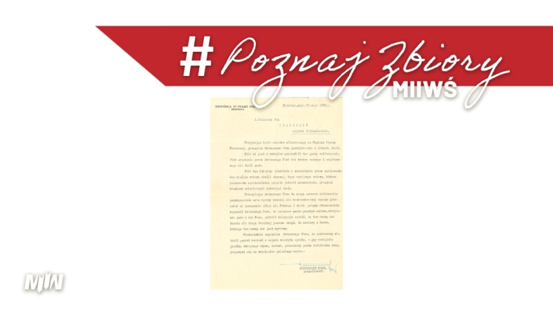 Cykl #PoznajZbioryM2WŚ - podziękowanie za przekazanie na Fundusz Obrony Narodowej konia