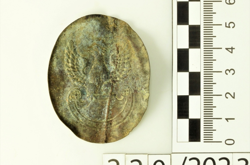 Plakieta z trąbki sygnałowej znaleziona na Westerplatte!