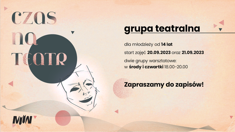 Ruszyła rekrutacja do II edycji warsztatów teatralnych!