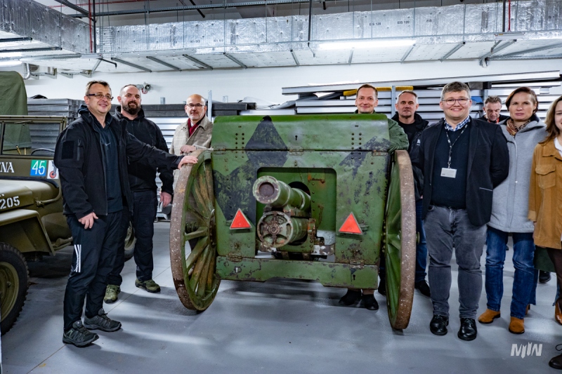Field gun model 1902 now in the collection of the Museum of The Second World War!