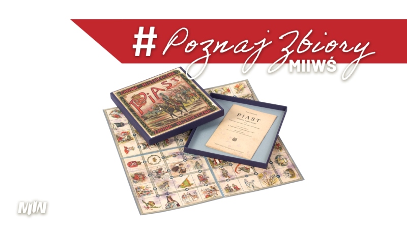 Cykl #PoznajZbioryM2WŚ - gra planszowa „Piast” z okresu międzywojennego