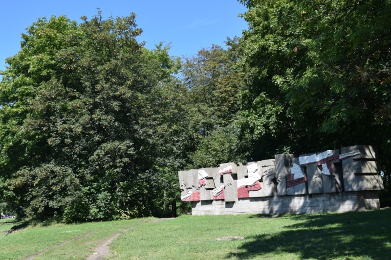 Betonowa rzeźba „Westerplatte” 