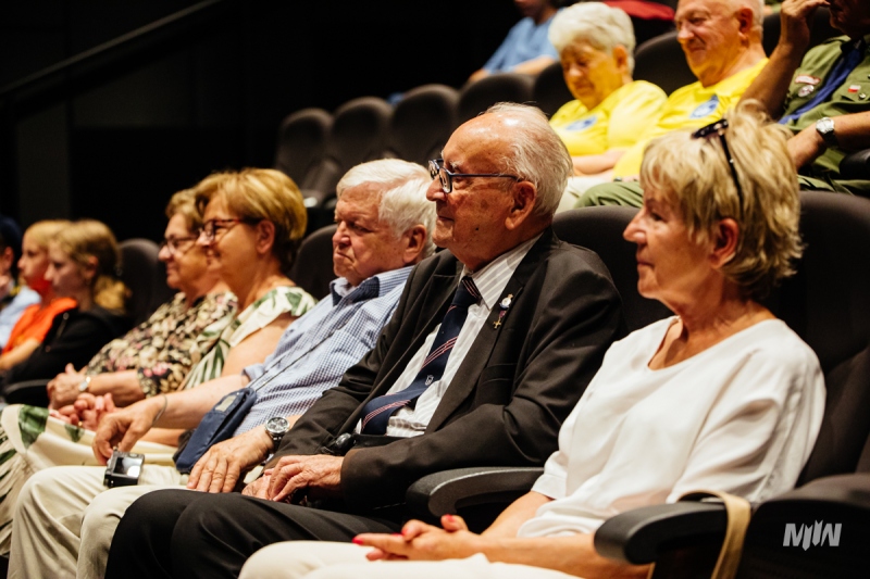 Pokaz specjalny filmu „Była sobie piosenka” dla kpt. Władysława Dąbrowskiego, uczestnika walk pod Monte Cassino, harcerzy i uczestników obchodów 80. rocznicy tej bitwy