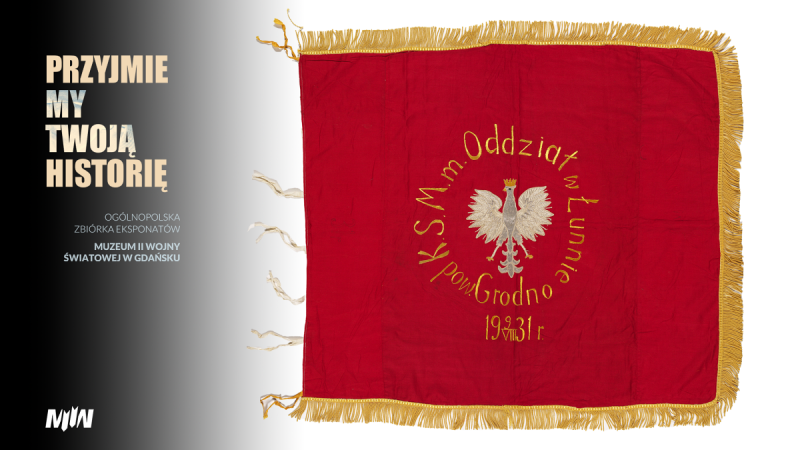 #PrzyjmiemyTwojąHistorię - Sztandar Katolickiego Stowarzyszenia Młodzieży Żeńskiej im. św. Teresy od Dzieciątka Jezus w Łunnie