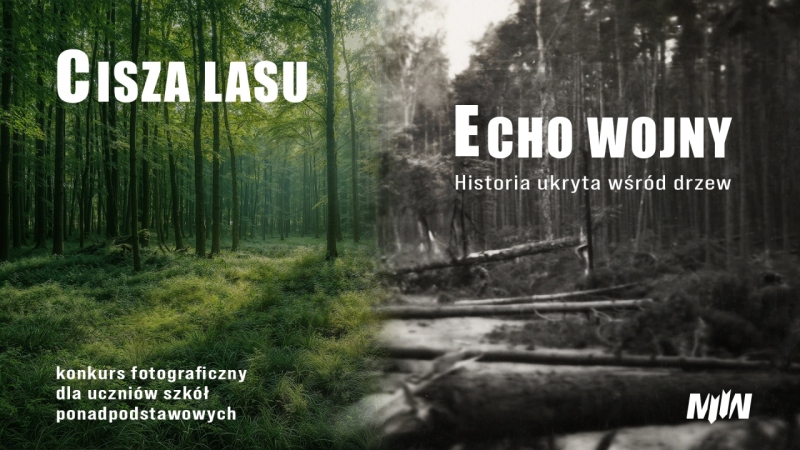 Konkurs fotograficzny dla uczniów szkół ponadpodstawowych: "Cisza lasu, echo wojny. Historia ukryta wśród drzew"