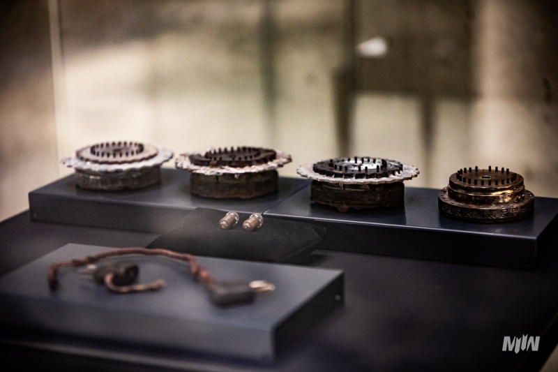 "Entry into history" | Enigma encryption machine, found on Sobieszewska Island, presented at the Museum of the Second World War