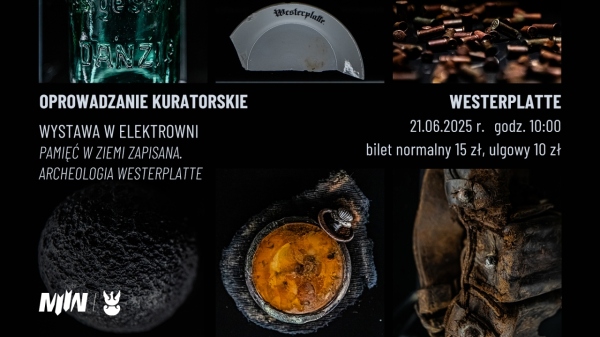 Oprowadzanie kuratorskie po wystawie „Pamięć w ziemi zapisana. Archeologia Westerplatte” 
