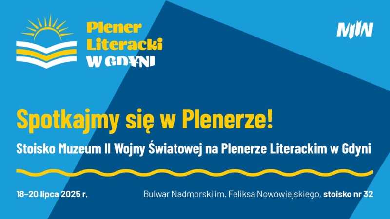 Stoisko MIIWŚ na Plenerze Literackim w Gdyni