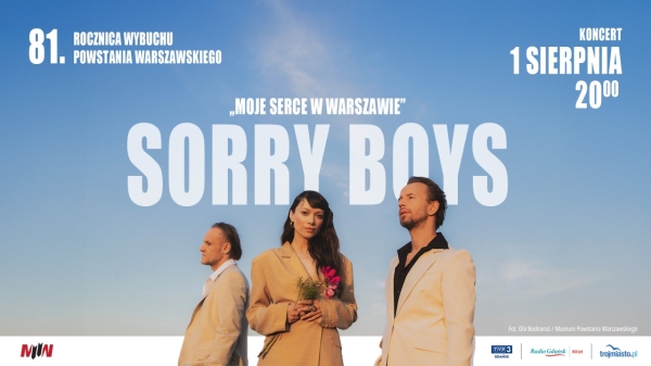 Koncert zespołu Sorry Boys w 81. rocznicę wybuchu Powstania Warszawskiego