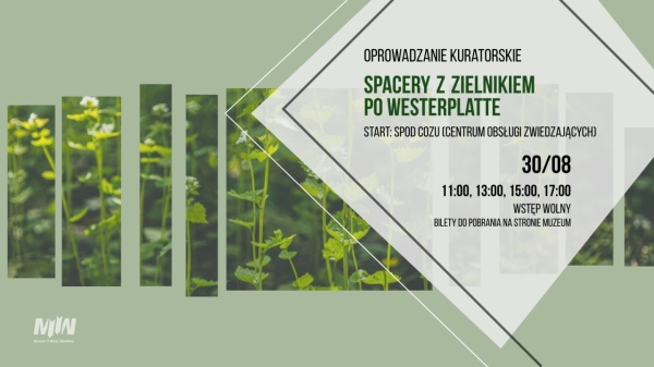 Spacer z zielnikiem po Westerplatte